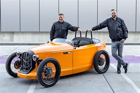 Sporty two-seat electric roadster is a unique fusion of retro style and ...