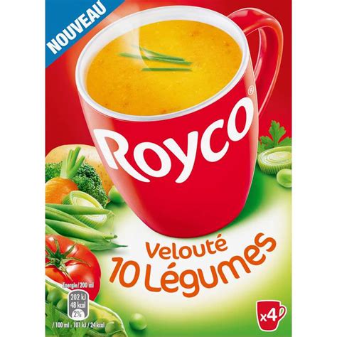 Velouté 10 légumes Royco 4 portions 50 g La Belle Vie Courses