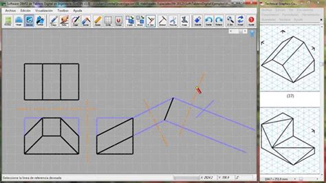 SotDIN V1 0 Dibujo Vista Auxiliar Plano Oblicuo YouTube