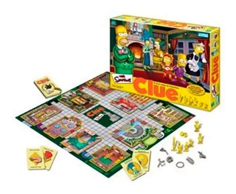 Clue El Cl Sico Juego De Misterio Los Simpsons Hasbro