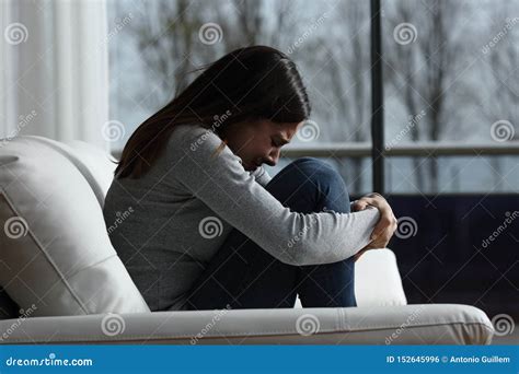 Girl Sitting Alone Crying