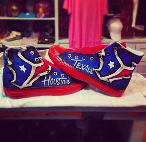 Converse Houston Texans Yessss Houston Texans Diy Shoes Texans