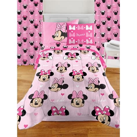 Free Shipping Minnie Mouse Kids 9 Piece Room In A Box Bedding And