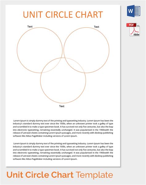 Unit Circle Chart Template 20 Free Word Pdf Format Download