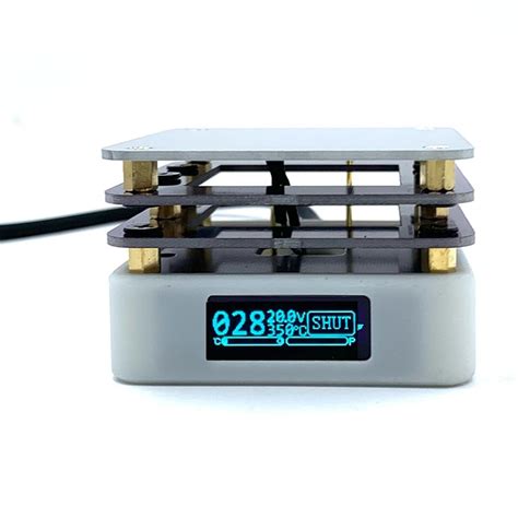 Pd W Hot Plate Oled Display Smd Type C Preheater For Pcb Board Soldering Walmart