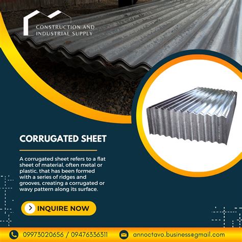 Corrugated Sheet Sheet Roof Yero GI Corrugated Sheet Roofing