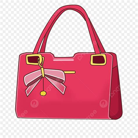 Ladies Handbag Clipart Transparent Background, Cartoon Lady Bag Handbag Illustration Ladies Bag ...