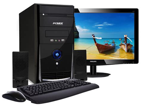 Computador/PC PC Mix L3100 com Intel Core i3 4GB 1TB LED 19,5 Grava CD ... 