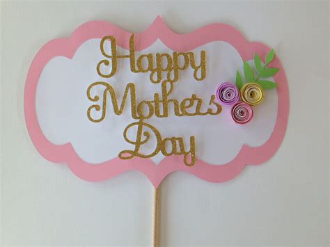 Happy Mothers Day Cake Topper Printable