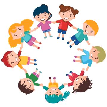 Circle Holding Hands Clip Art