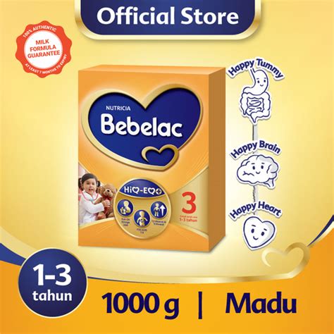 Jual Bebelac 3 Madu Susu Pertumbuhan Bubuk 1000 Gr Indonesia Shopee