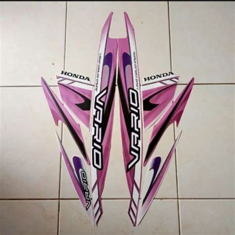 STICKER STRIPING FULL SET LIS LIST BODI MOTOR HONDA VARIO LAMA 110