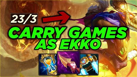 Carry Games As Ekko Jungle In Season Guide To Winning On Ekko