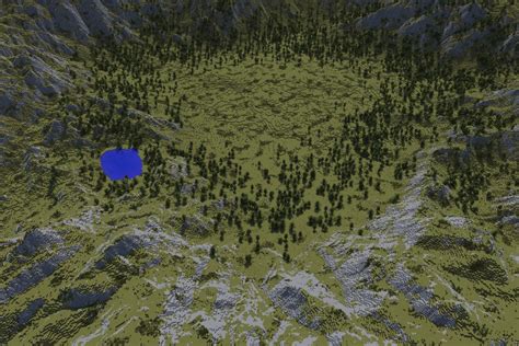 [Realistic Terrain] Alpine Relief Minecraft Map