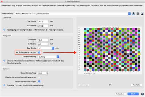 Colorant Charts Exportieren Colorlogic Online Hilfe