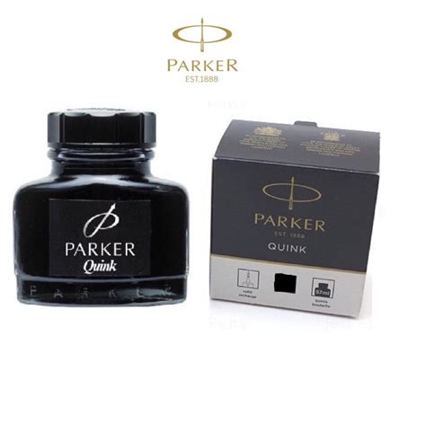 Parker Quink Ink 57ml For Fountain Pen Blackblue Made In France