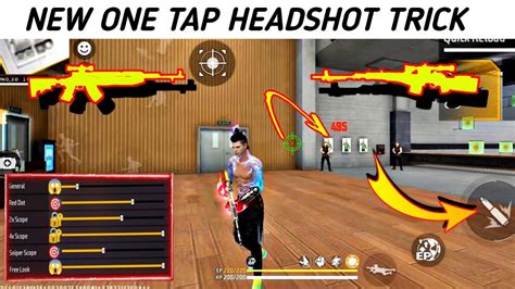 Free Fire One Tap Headshot Trick Sensitivity Gb Gb Gb Ram