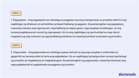 SOLVED: EPP V ARALIN 8 GAWAIN 4 Pangalan: Direksyon: Ang mga sumusunod ...