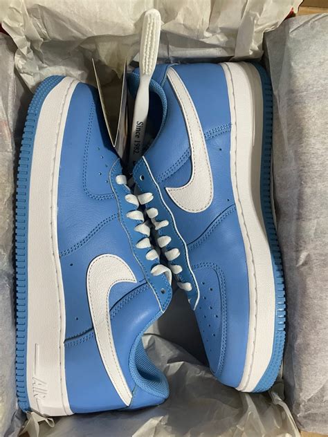 Nike Air Force 1 Low 07 Retro Color Of The Month University Blue Mens Fashion Footwear