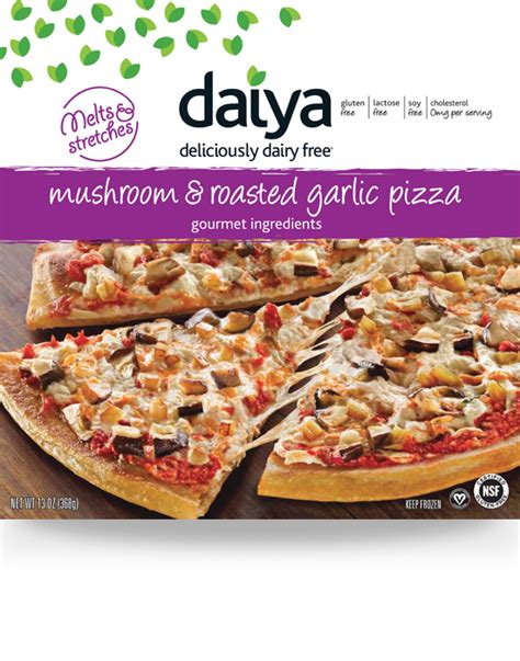 Daiya Mushroom & Garlic Pizza $9.50 › One Veg World ‹ Be Vegan, Make Peace!