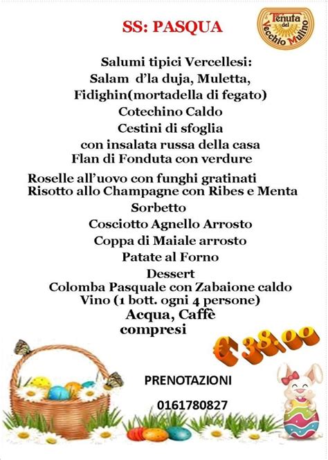 SS PASQUA 2024 Tenuta Del Vecchio Mulino