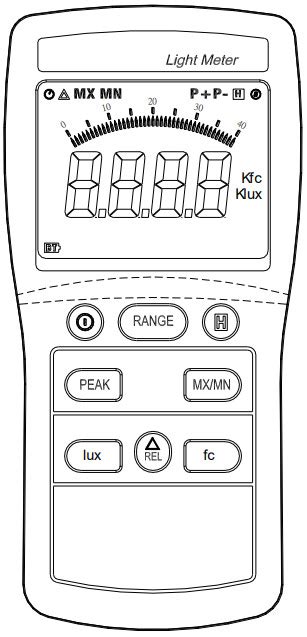 Elma Digital Luxmeter With Large Measuring Range Instruction Manual