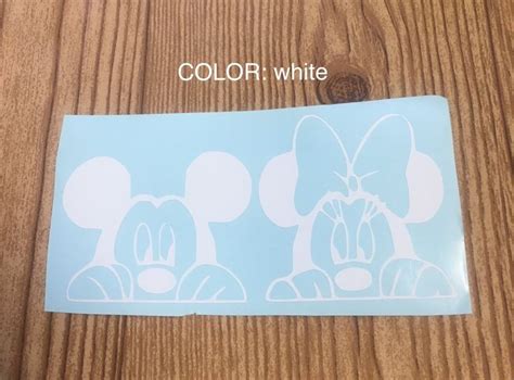 Mickey And Minnie Vinyl Decal Sticker Car Decal Window Sticker Car