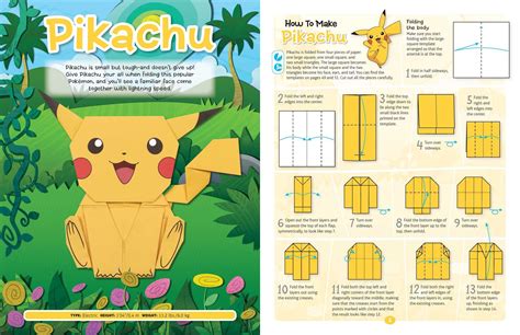 Pokémon Origami Fold Your Own Alola Region Pokémon Book By The