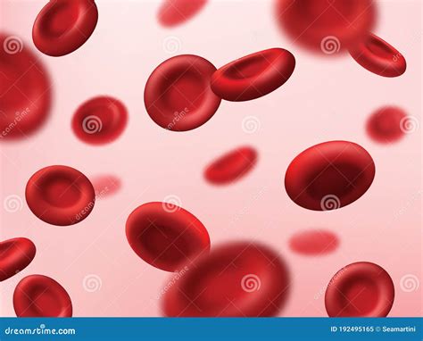 Globuli Rossi Sottofondo Dell Arteria Medica Del Plasma Illustrazione