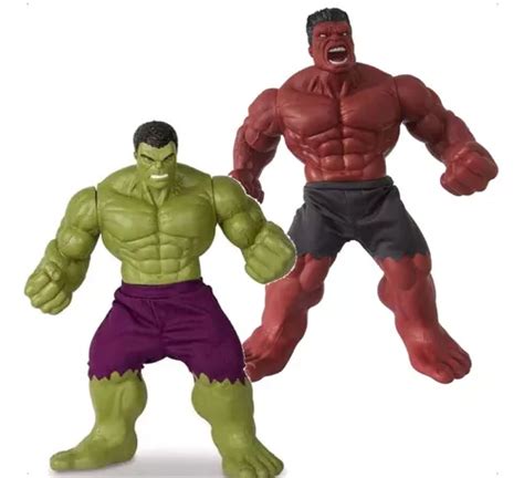 Kit Boneco Hulk Verde Gigante Mimo Toys Hulk Vermelho Parcelamento