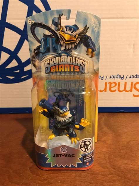 Skylanders Giants Jet Vac Figure Lightcore Power New In Sealed