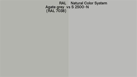 Ral Agate Grey Ral 7038 Vs Natural Color System S 2500 N Side By Side