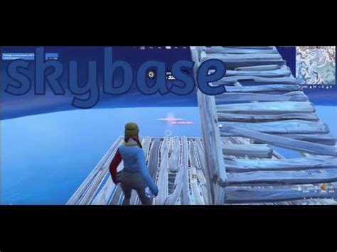 Bygger Skybase I Fortnite YouTube