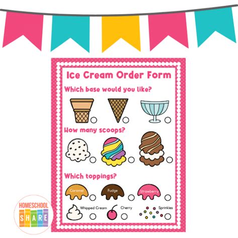 Ice Cream Shop Dramatic Play Homeschool Share