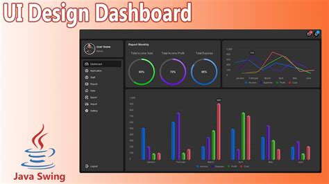 Java Ui Design Dashboard Desktop Application Youtube