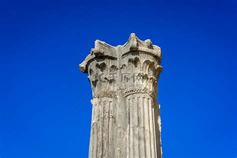 摩洛哥 Moulay Idris 的 Volubilis 罗马遗址高清摄影大图 千库网