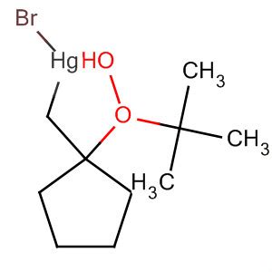 Mercury Bromo Dimethylethyl Dioxy Cyclopentyl