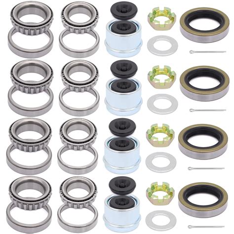 Amazon 4 Sets L68149 L44649 Boat Trailer Axle Hub Bearing Kit