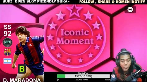 How To Get Iconic Maradona Only Coin In Iconic Moment Barcelona Pes