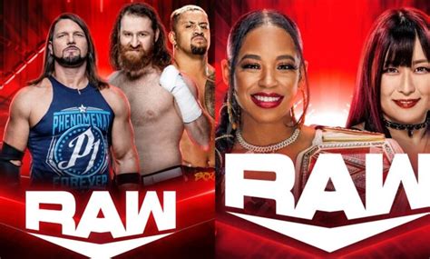 Wwe Raw Match Card Full List Of Matches Announced For September 26 2022 Episode Of Raw