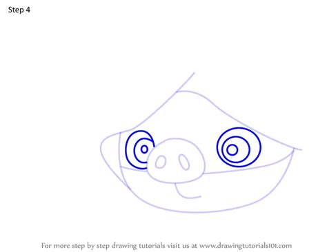 How To Draw Monty From Angry Birds Pigs Angry Birds Pigs Step By Step