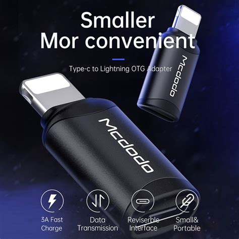 Adaptador Usb C A Lightning Mcdodo Eternity Store