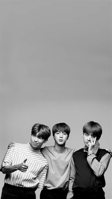 BTS Black And White Wallpapers - Wallpaper Cave