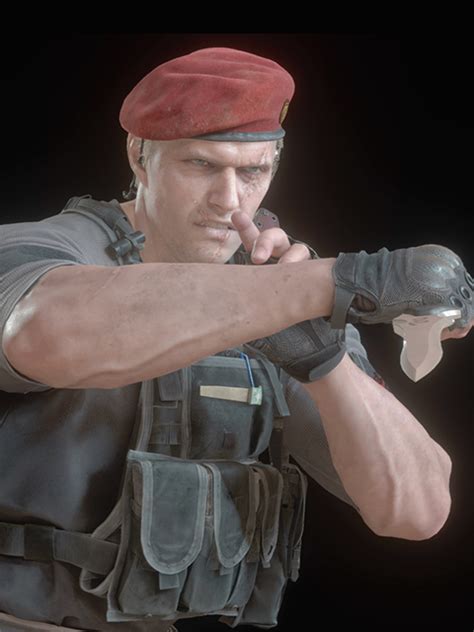 Resident Evil Remake Jack Krauser Statue V Off