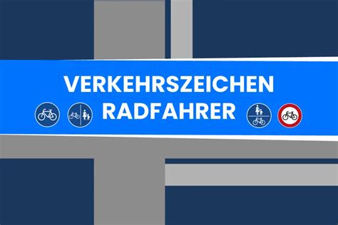 12 wichtige Verkehrszeichen für Radfahrer stvo2Go