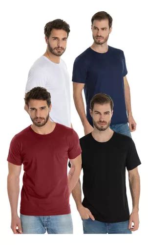 Kit Camisetas B Sicas Masculina Dry Fit Lisa Tradicional