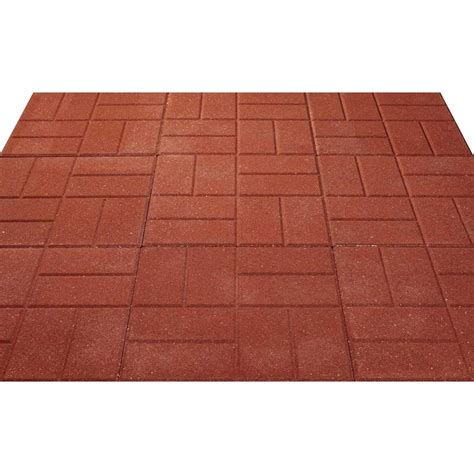 Oldcastle 16 In Red Brickface Patio Stone Hardwares Online Store