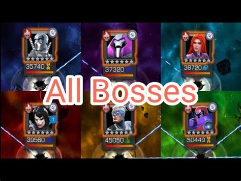 New Cavalier Difficulty All Boss Fights Marvel Contest Of Champions