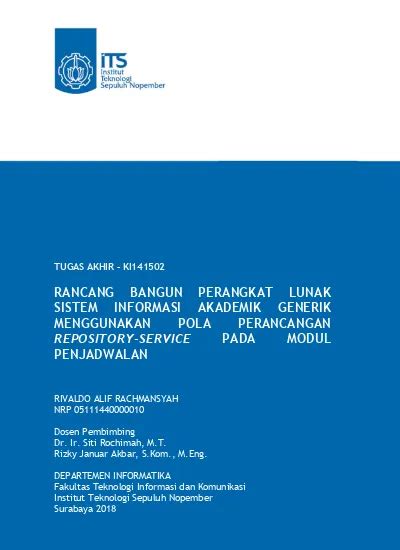 Rancang Bangun Perangkat Lunak Sistem Informasi Akademik Generik