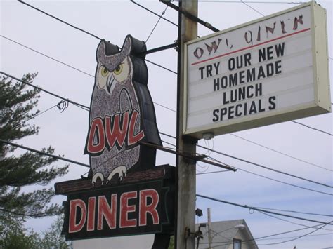 Dinersaur Four Sisters Owl Diner Lowell Ma